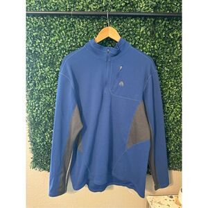 Nike ACG Vintage Blue Quarter Zip Pullover Sz XL